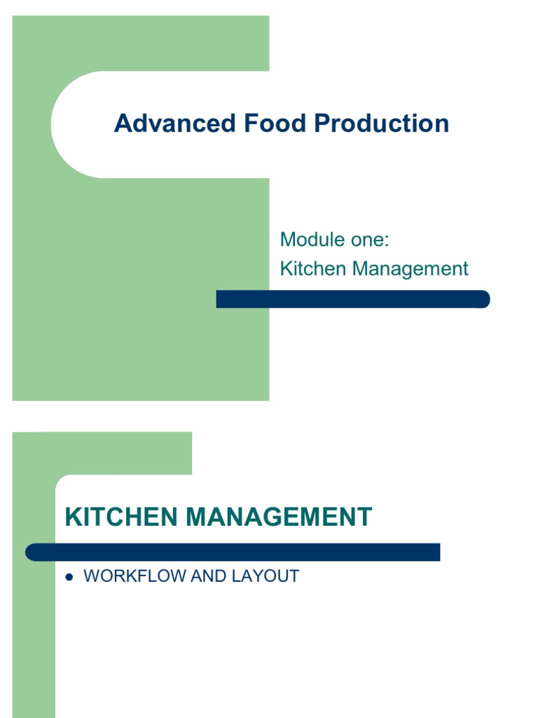 Kitchen Management | PDF