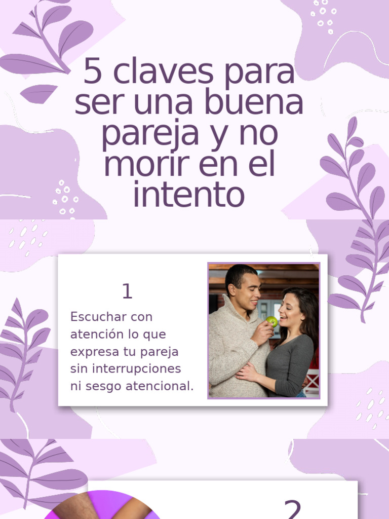 5 Claves para Ser Una Buena Pareja y No Morir en El Intento | PDF