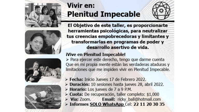 Taller de Crecimiento Personal Online | PDF