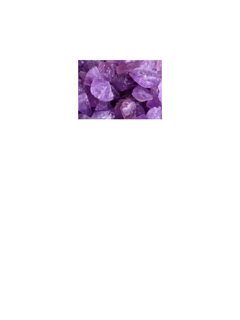 Manfaat dan Ciri Batu Amethyst | PDF