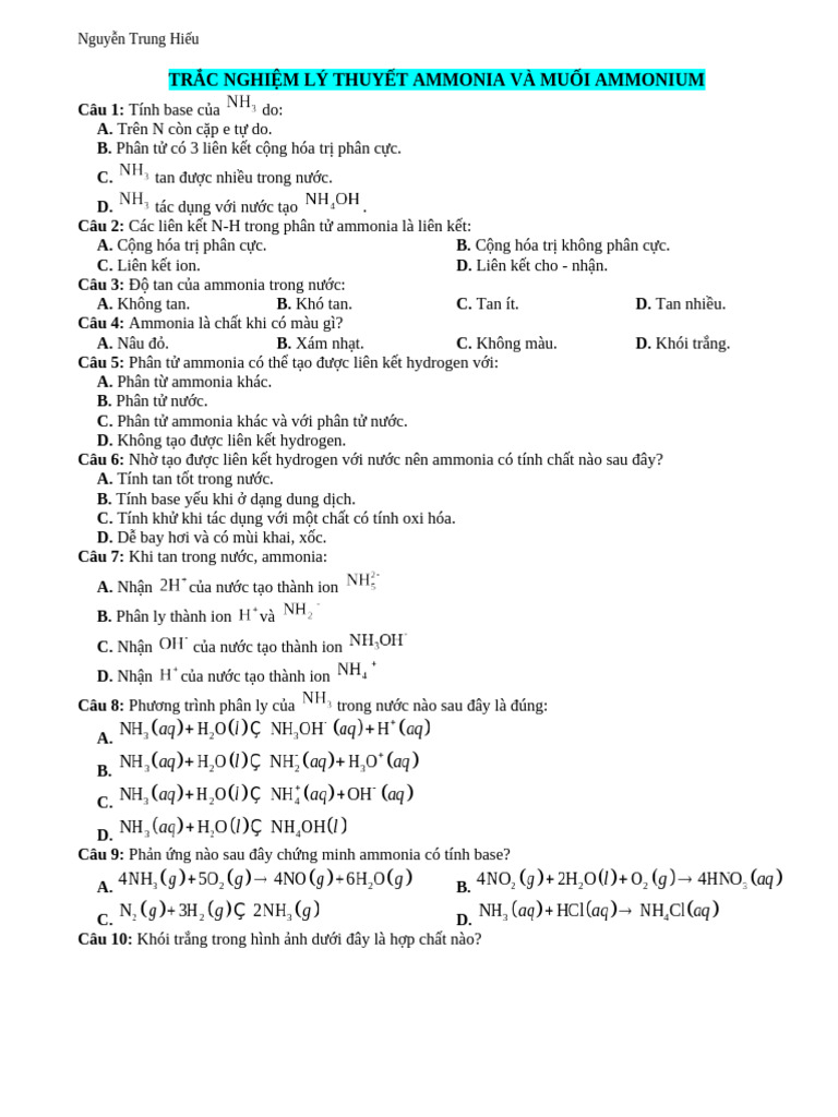 Nitrogen | PDF