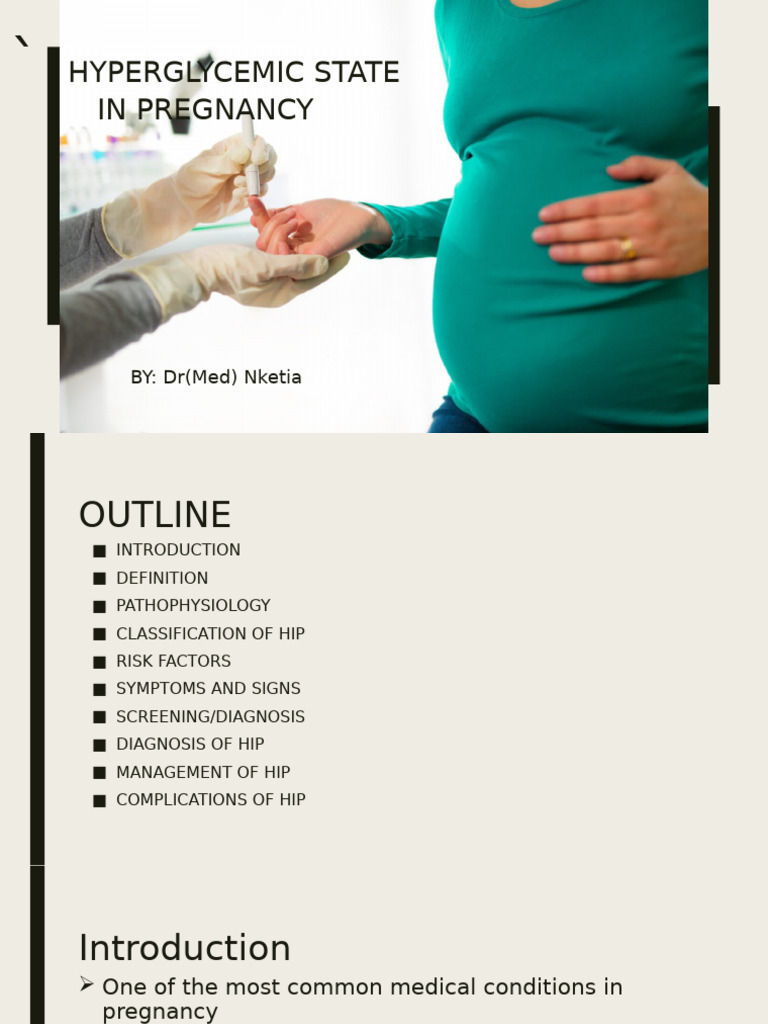 Hyperglycemia in Pregnancy: Overview & Management | PDF | Gestational ...