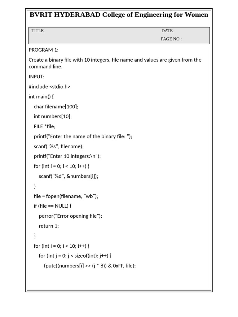C Programming Exercises and Solutions | PDF | Integer (Computer Science ...