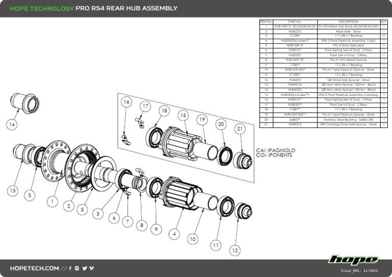 Pro RS4 Rear Hub Assembly | PDF | Vehicle Technology | Automotive ...
