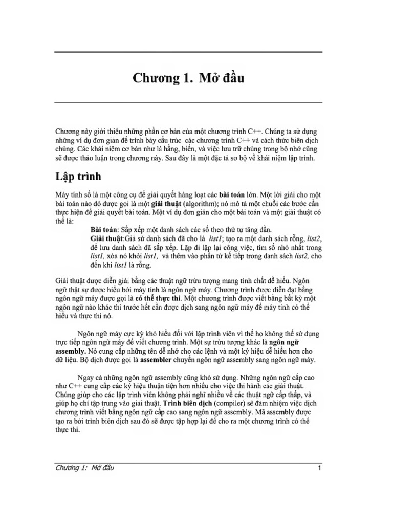 Lap Trinh C++ Tu Co Ban Den Nang Cao | PDF