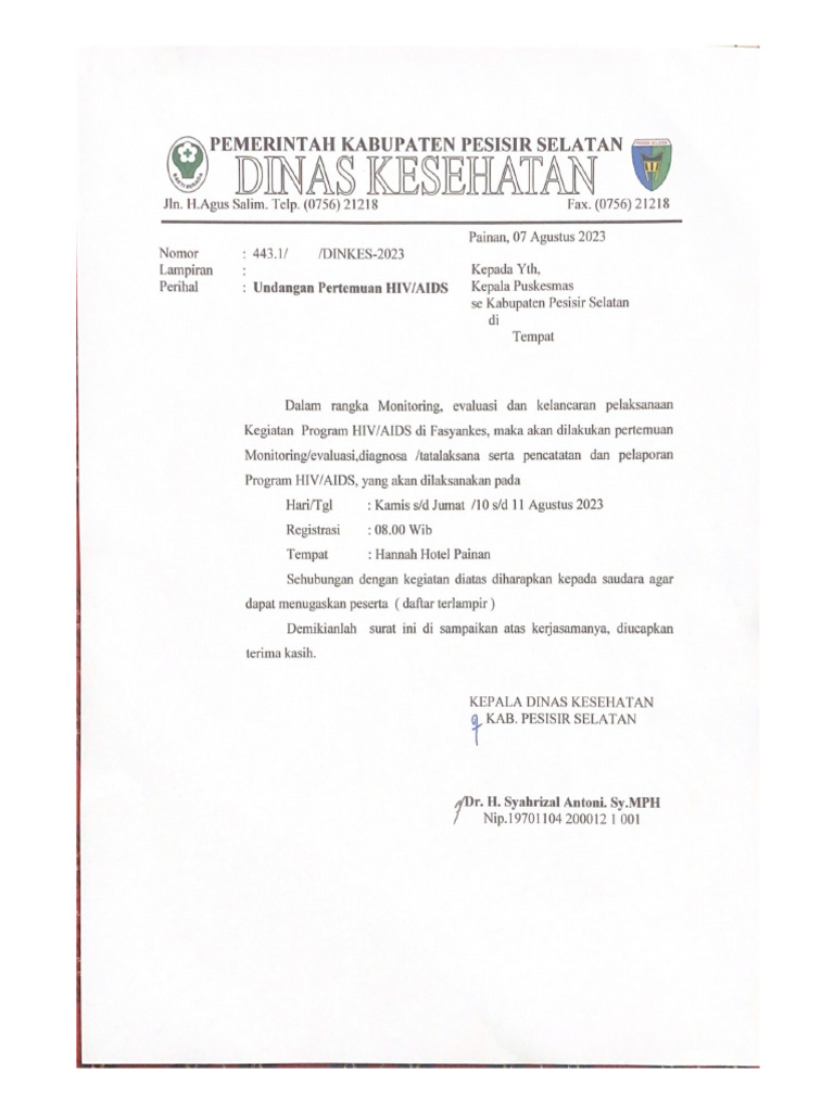 Undangan Pertemuan HIVAIDS PDF