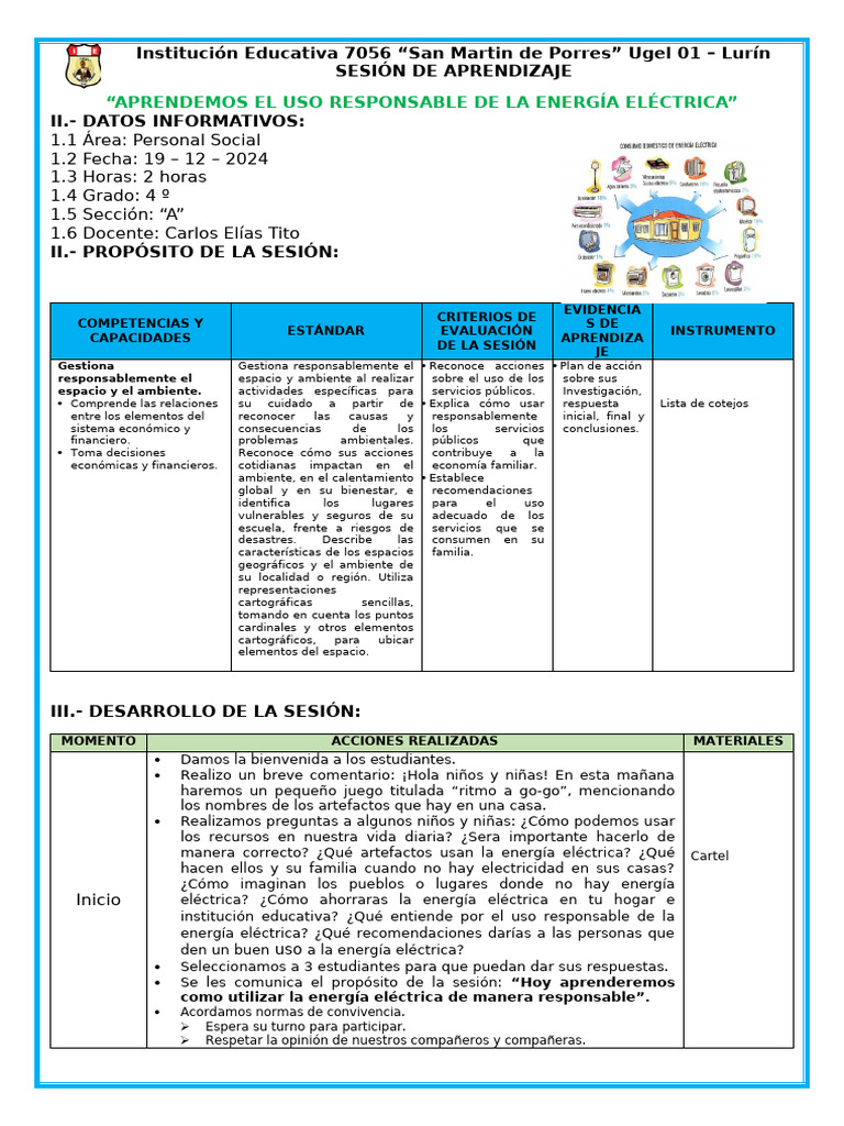 Uso Responsable de la Energía Eléctrica | PDF | Ingenieria Eléctrica ...