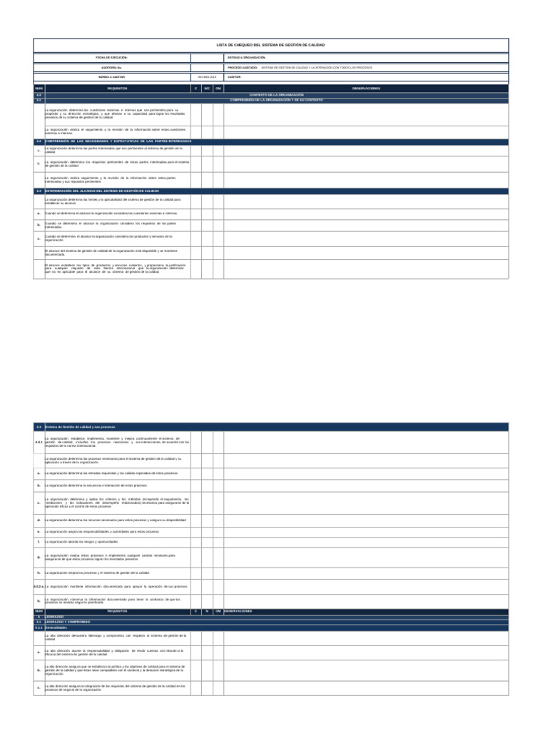 Verificación y Validación ISO 9001 | PDF | Gestión de la calidad ...