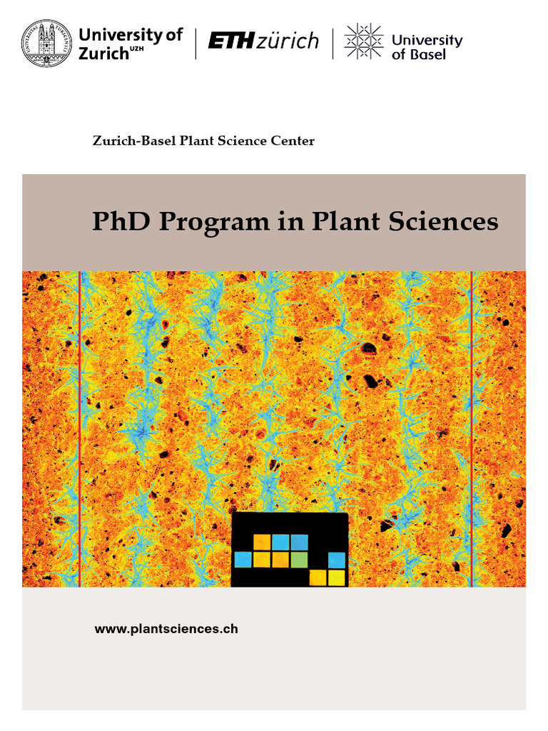 PSC PHD Progr PlantSciences 2020 | PDF | Science | Doctor Of Philosophy