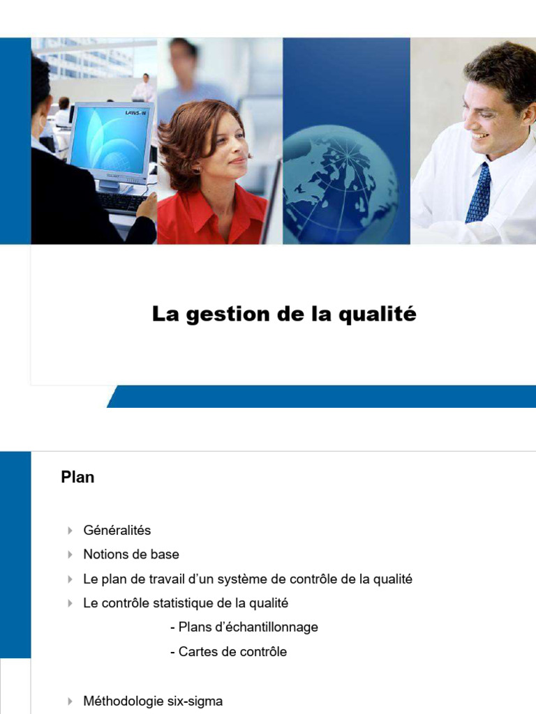 Gestion de la qualité et contrôle statistique | PDF | Management de la ...