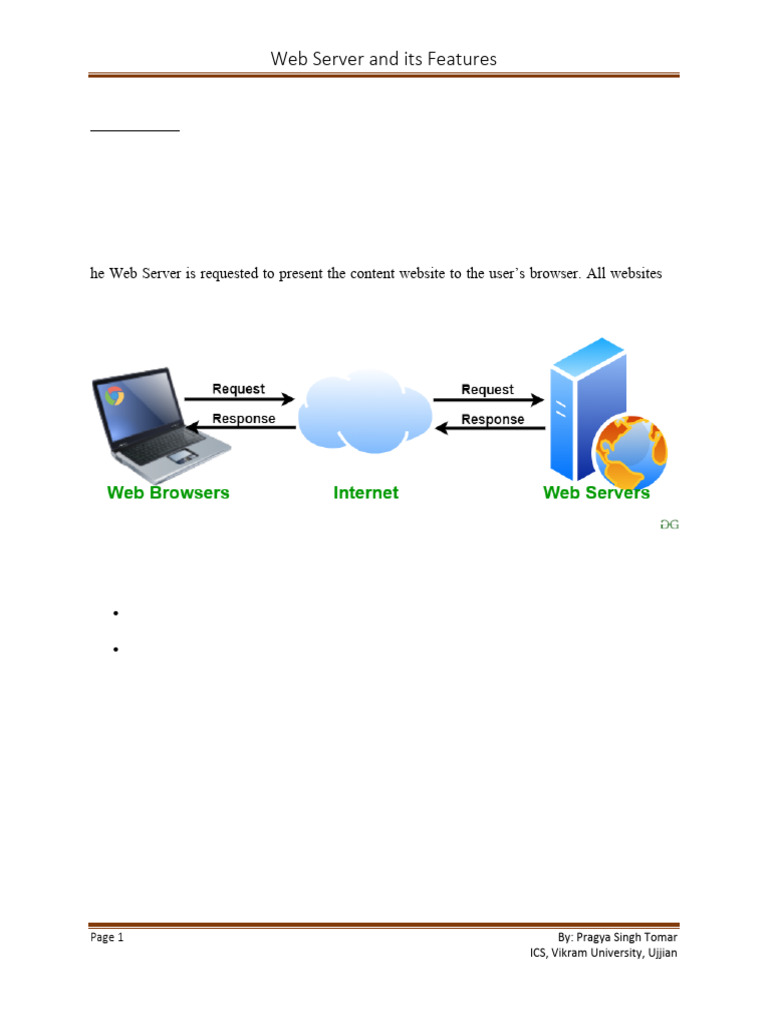 Web Server Features Overview | PDF | World Wide Web | Internet & Web