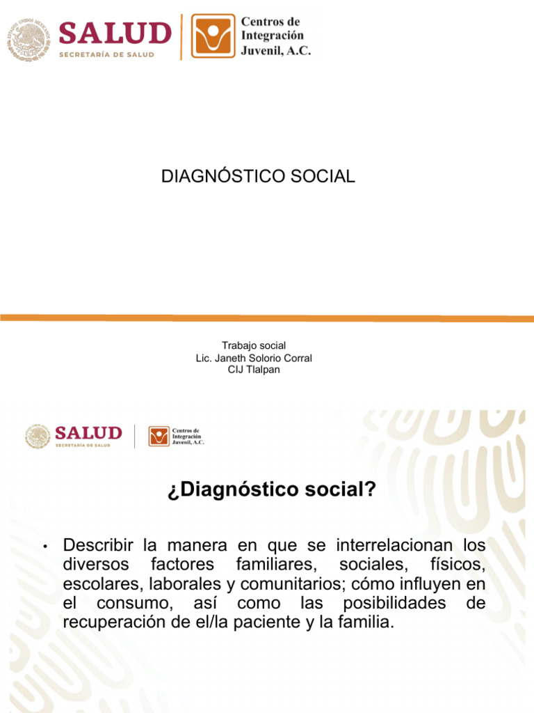 Diagnóstico Social en Trabajo Social | PDF