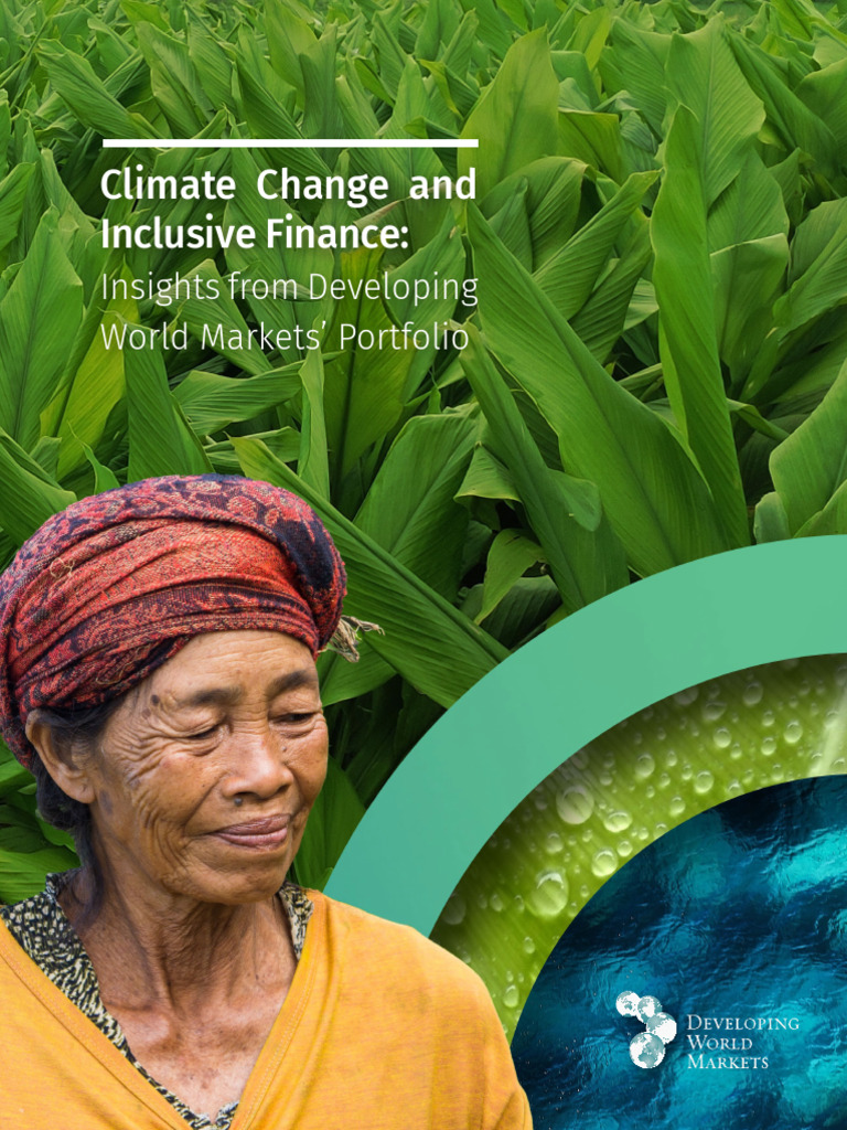 Climate Change and Inclusive Finance 1678419013 | PDF | Climate ...
