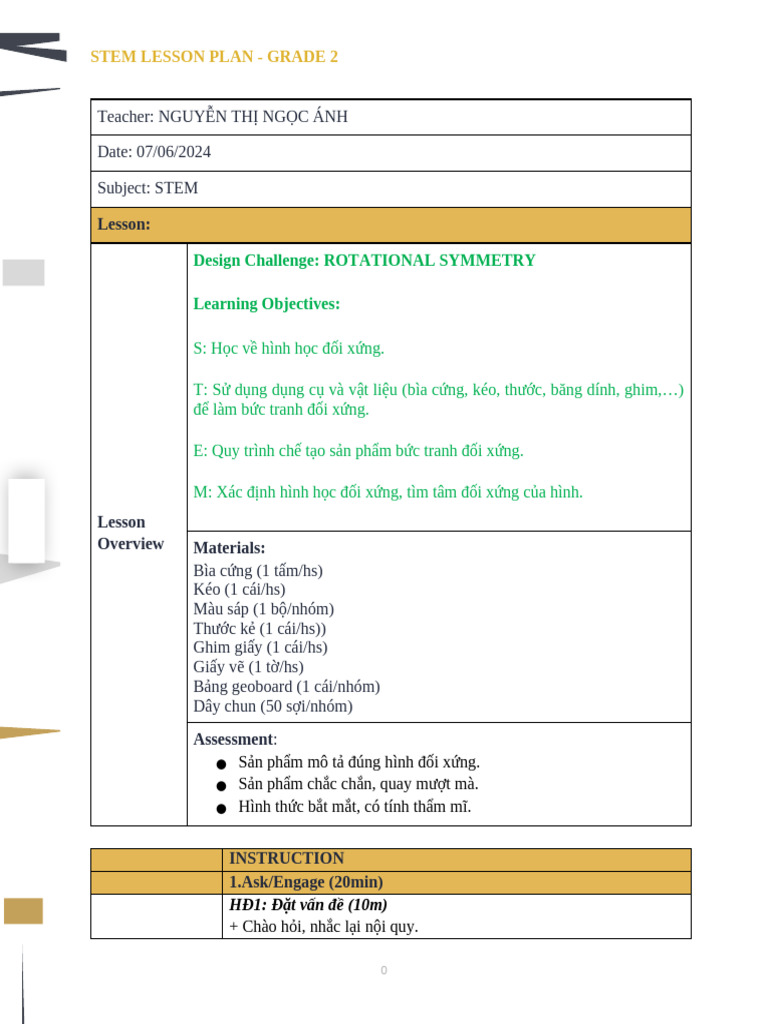 Rotational Symmetry k2 w4 | PDF
