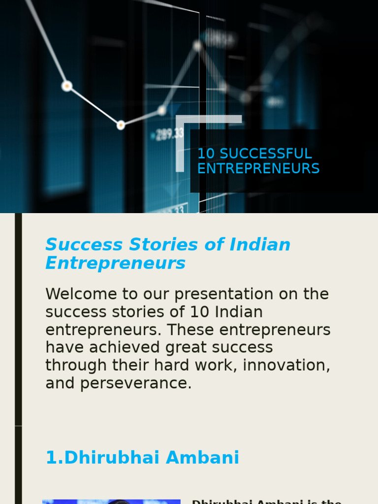 Top 10 Successful Indian Entrepreneurs | PDF | Economy Of India