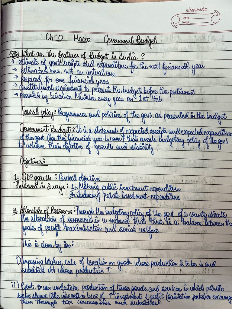 Government Budget Pdf