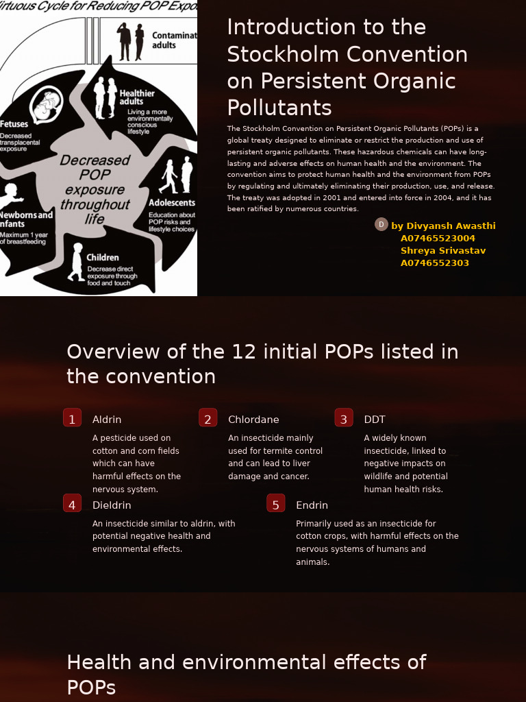 Stockholm Convention on POPs Overview | PDF | Natural Environment ...