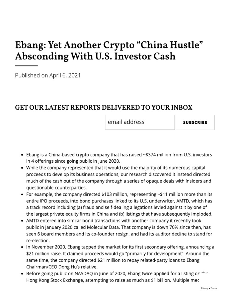 Ebang | PDF