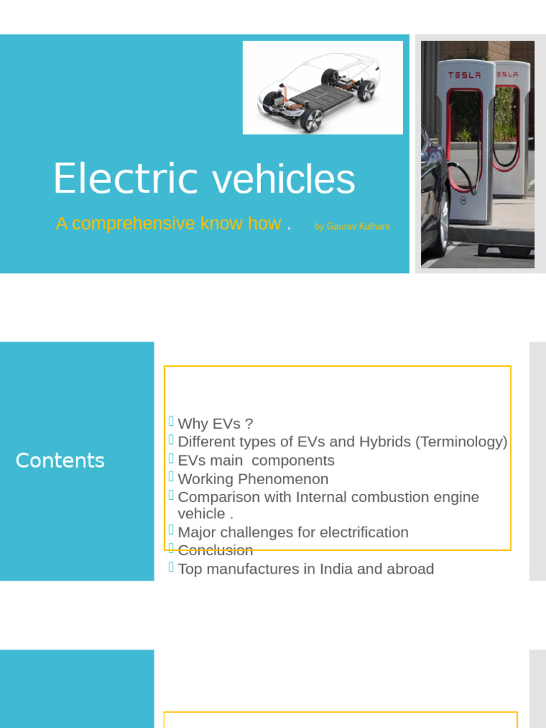 Comprehensive Guide to Electric Vehicles | PDF | Electric Vehicle ...