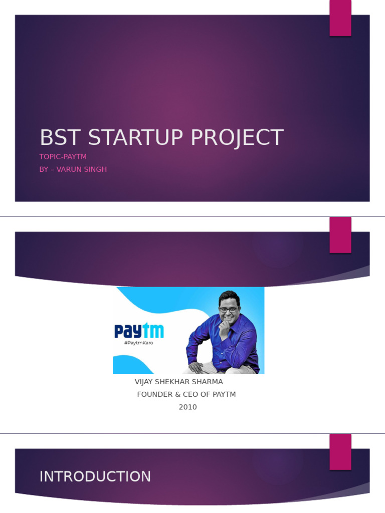 Paytm's Rise: A Startup Success Story | PDF | Banking Technology ...