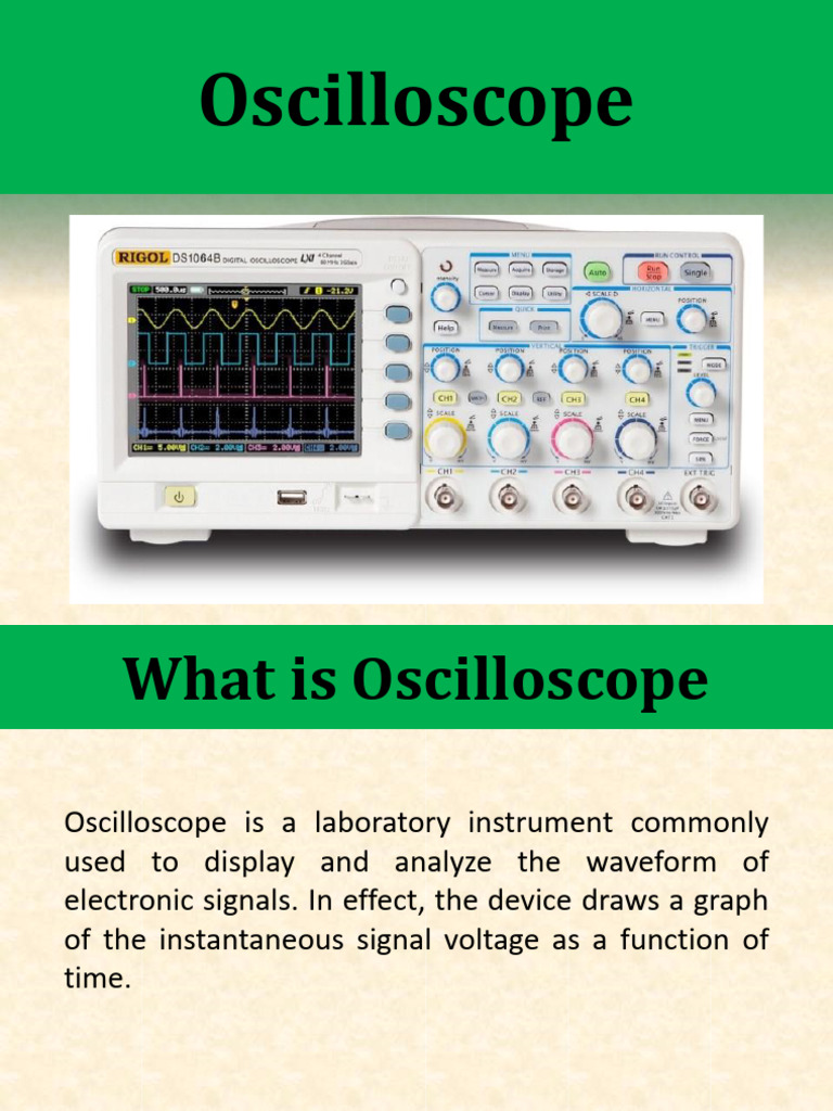 Overview of Oscilloscope Types and Uses | PDF | Vacuum Tube | Cathode