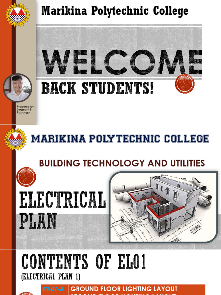 Electrical Plan Overview for Marikina College | PDF