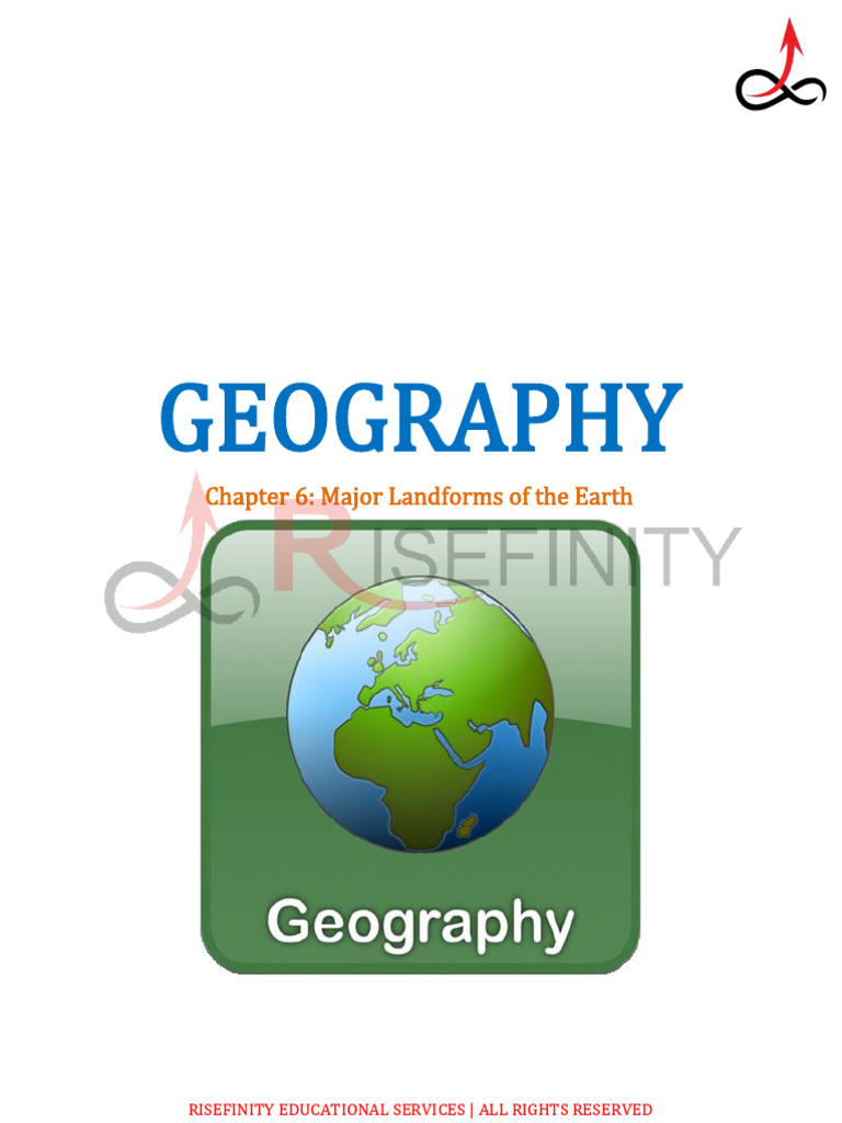 Major Landforms of the Earth Explained | PDF | Plateau | Mountains