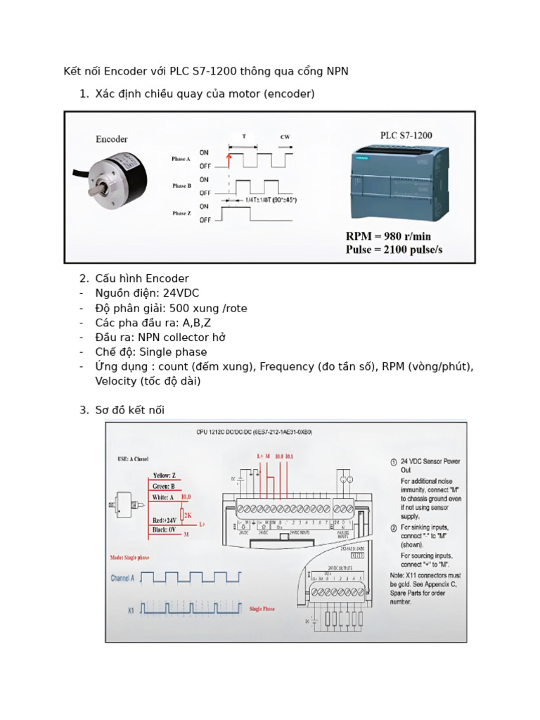 Kết nối Encoder với PLC S7 | PDF