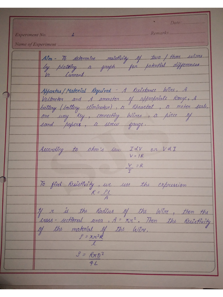 Experiment 1 | PDF