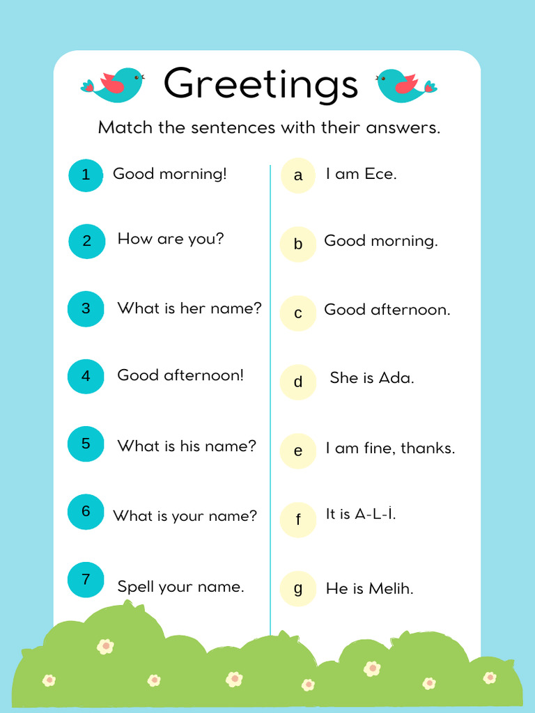 GREETINGS | PDF