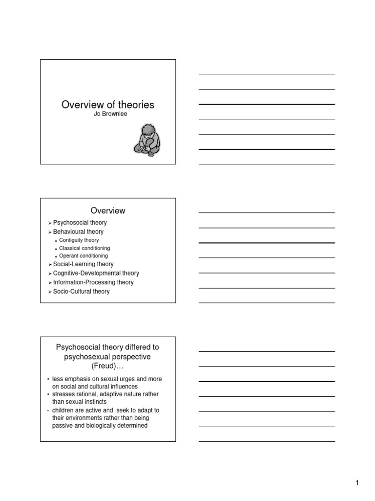 Theories of Child Development Explained | PDF | Classical Conditioning ...
