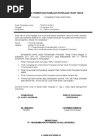 Surat Permohonan Retensi