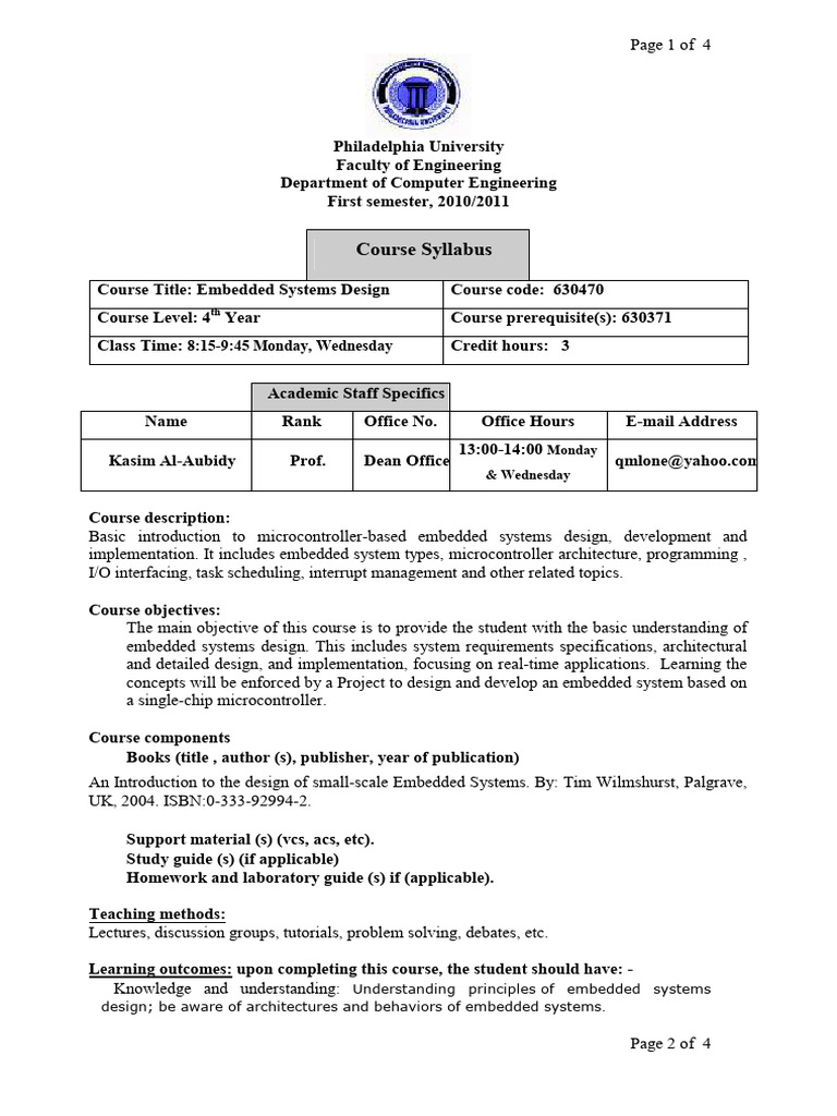 Embedded Systems | PDF | Embedded System | Microcontroller