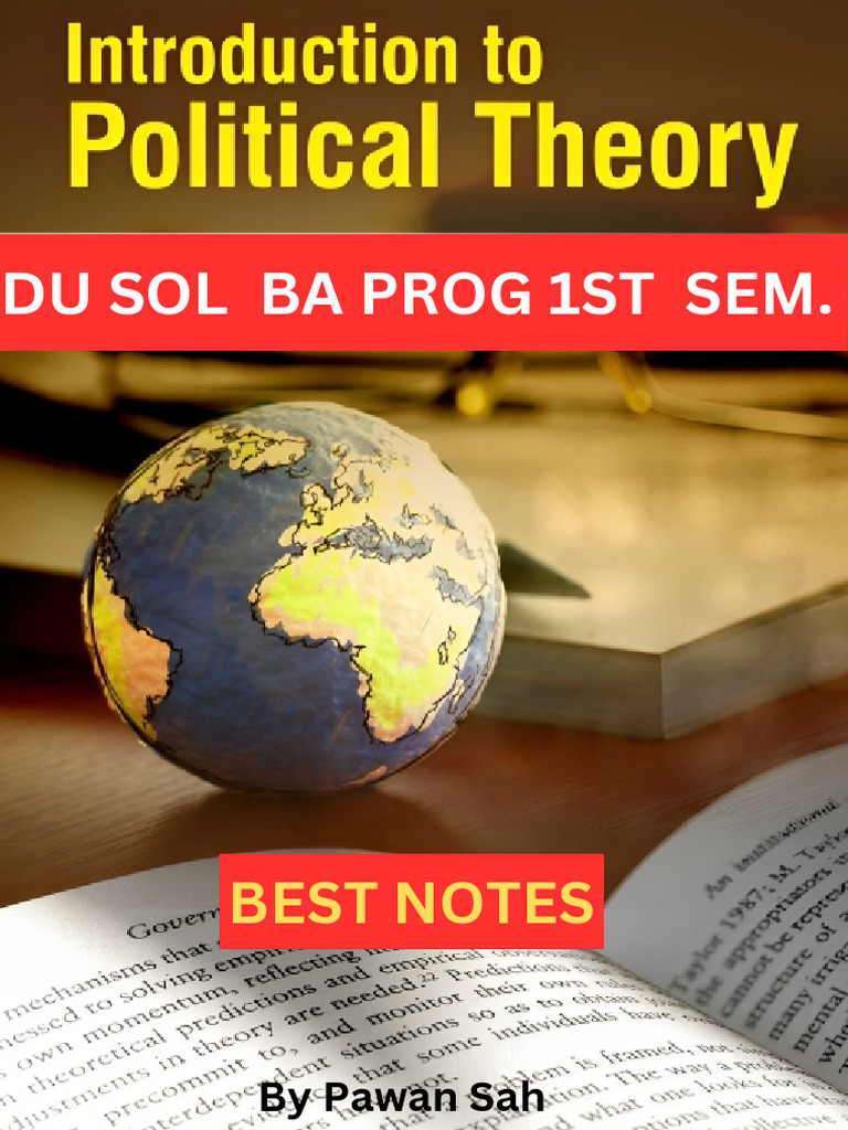 Introduction to Political Theory | PDF | Theory | Political Philosophy