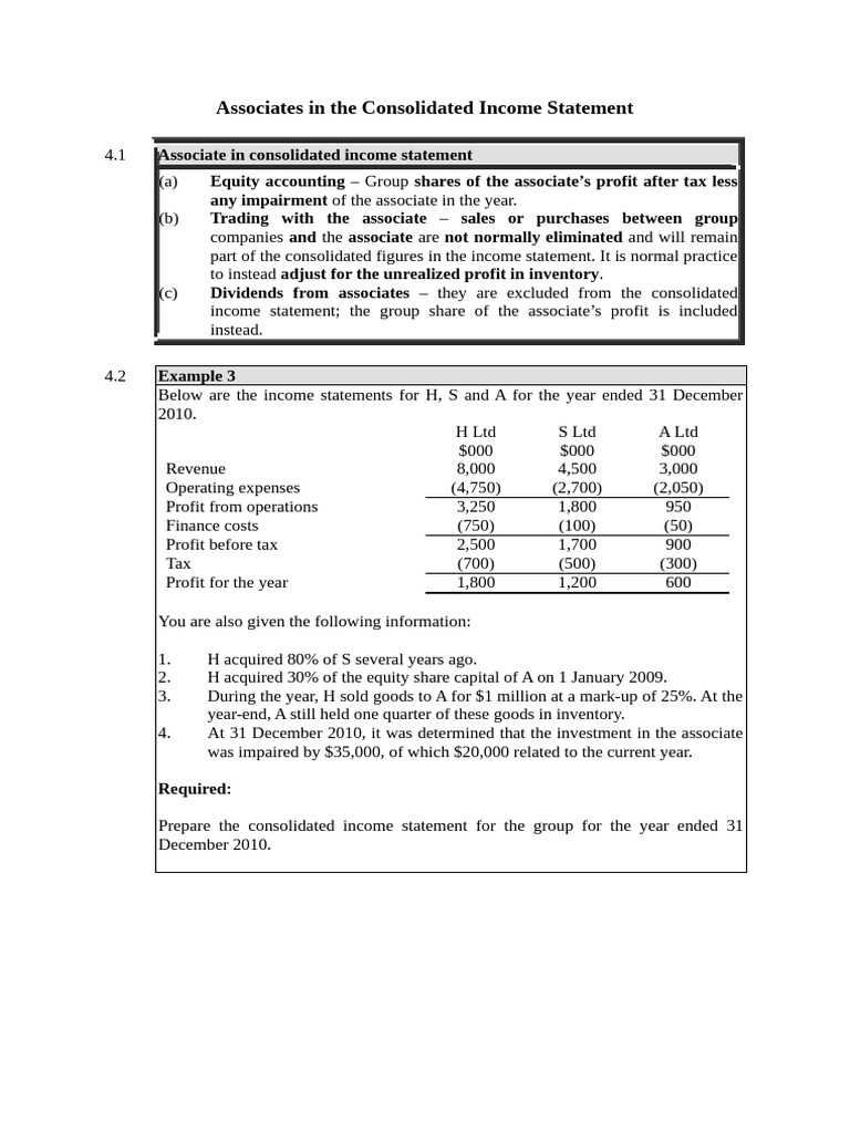 Consolidated Income Statement and Ethics | PDF | Integrity | Income ...