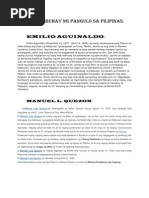 Manuel Acuna Roxas: Panimula | PDF