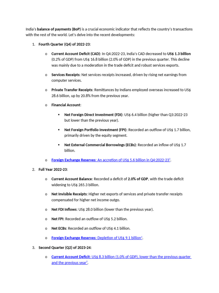 Bop Current 2024 Pdf Government Budget Balance Balance Of