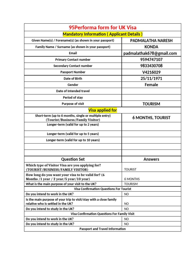 Uk Visa Manual Format | PDF | Cost Of Living | Travel Visa
