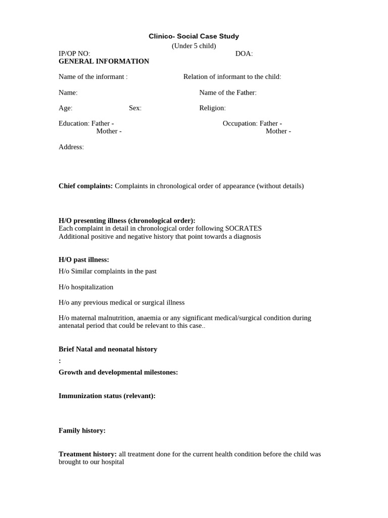 cscs Under 5 child | PDF | Medical Specialties