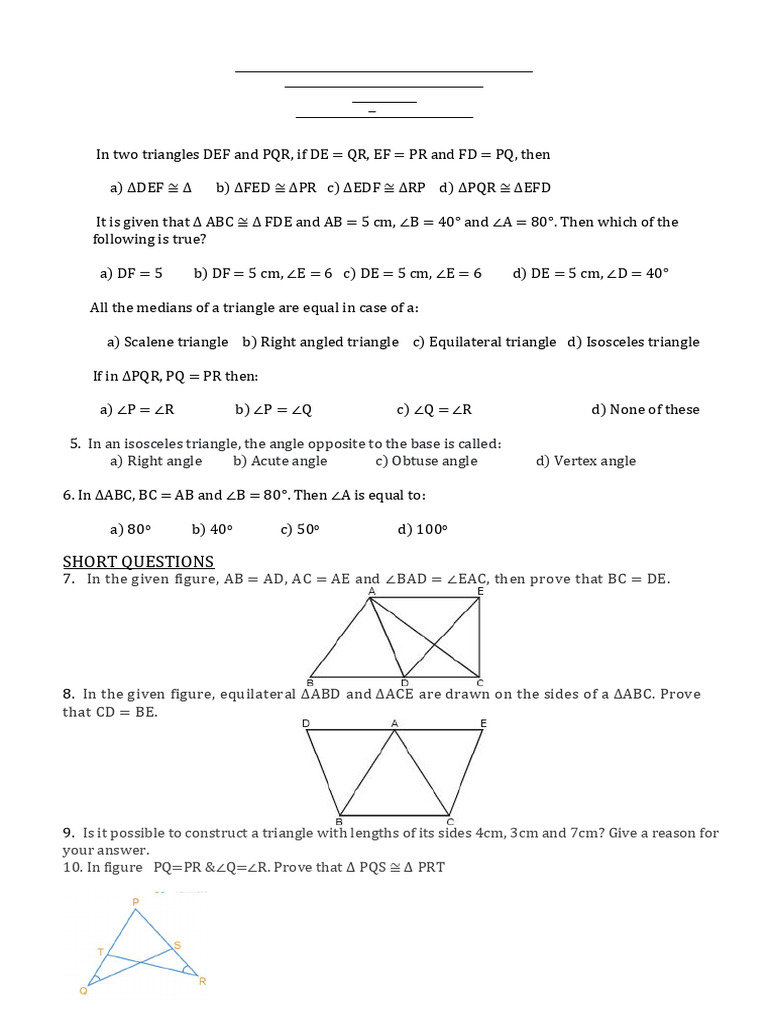 Triangles and Flower Bed Geometry | PDF | Triangle | Geometry
