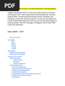 Dan Martell - Exec Admin Playbook