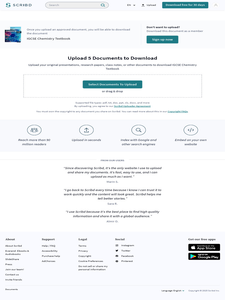 Upload A Document Scribd | PDF | Scribd | Web 2.0