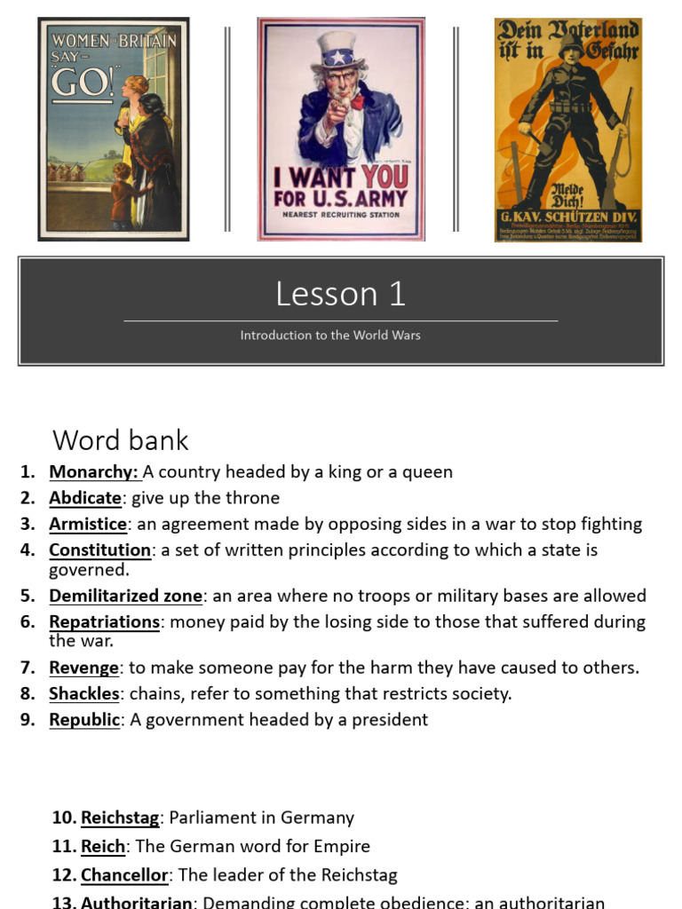 Introduction to World Wars Overview | PDF | Nazi Germany | The Holocaust