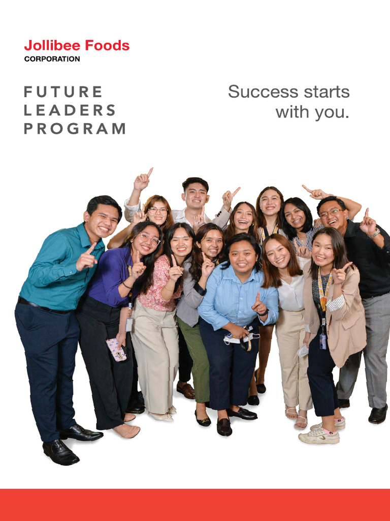 JOLLIBEE FUTURE LEADERS PROGRAM R PHCAREERS intelligence overview