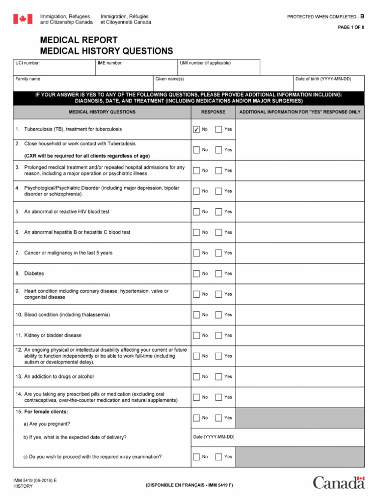 Immi Medical PDF | PDF
