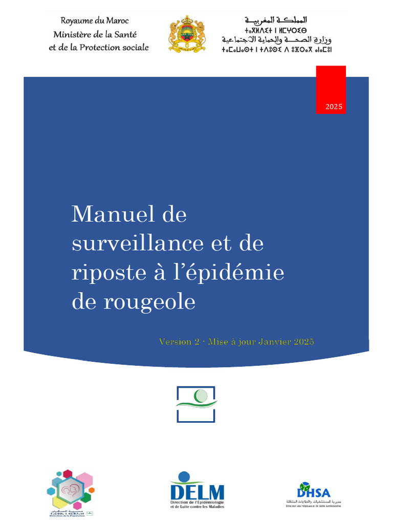 Manuel de riposte à l'épidémie de rougeole | PDF | Rougeole | Vaccination