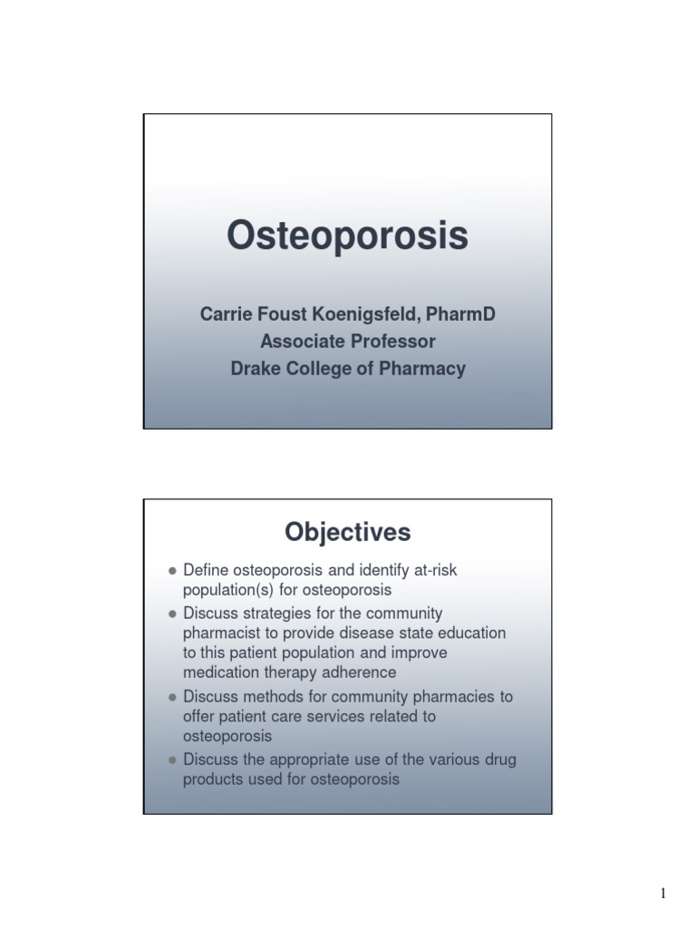 Osteoporosis | PDF | Osteoporosis | Bone