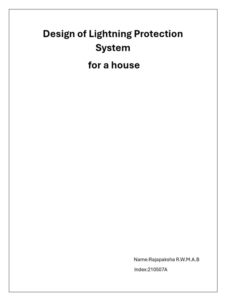 Lightning Protection System Design Guide | PDF | Insulator (Electricity ...