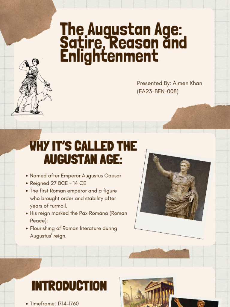 Understanding the Augustan Age | PDF | Satire