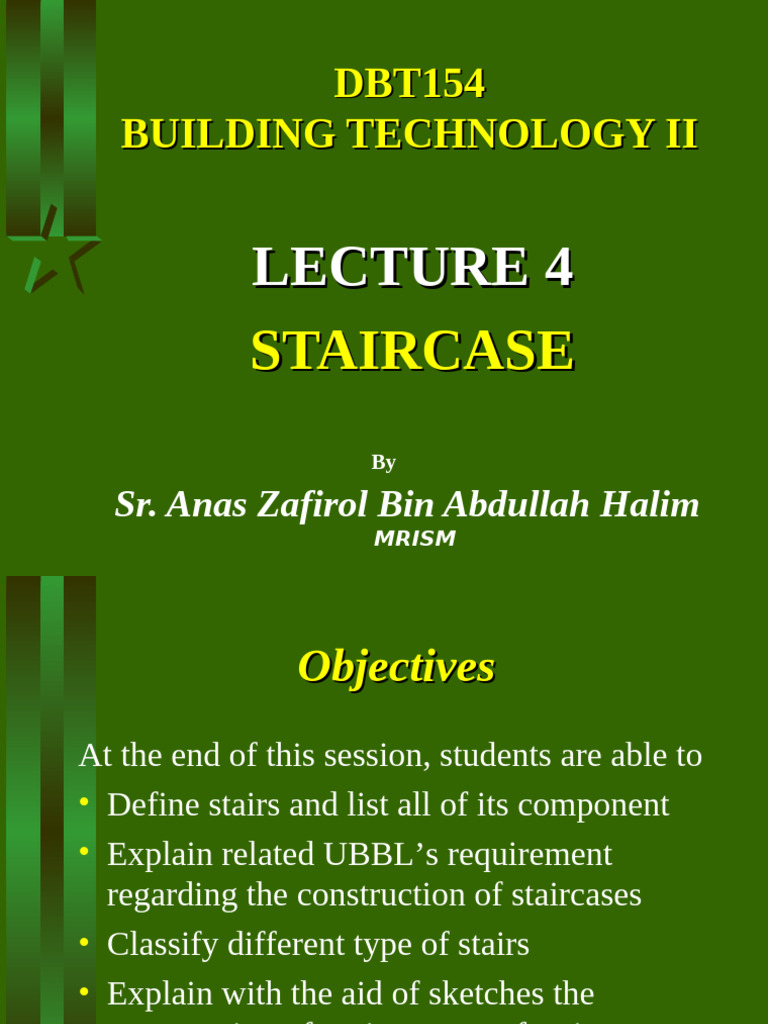 Staircase Design and UBBL Requirements | PDF | Stairs | Architectural ...